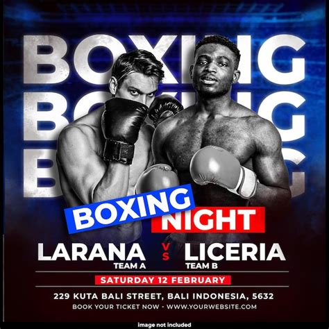 Free PSD | Boxing social media template Design