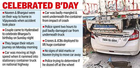 Car Accident: Couple Killed As Car Rams Parked Truck On Highway ...