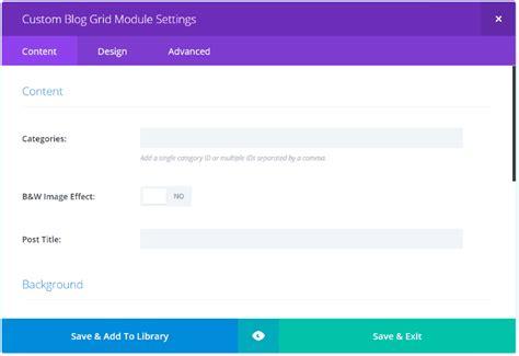 Divi Module Builder 的图像结果