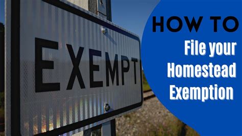 Harris County Homestead Exemption - YouTube