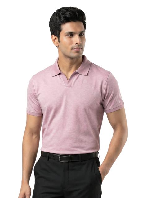 Wing Polo | Heavy Dobby Johnny collar Polo | No button polo