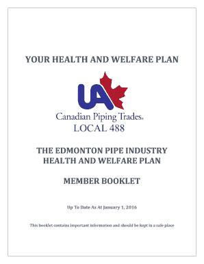 Fillable Online YOUR HEALTH AND WELFARE PLAN Fax Email Print - pdfFiller