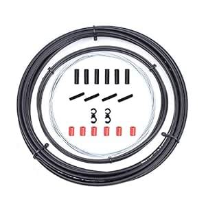 Bike Shift Cable - Derailleur Cable Housing Kit Universal Bicycle Gear ...