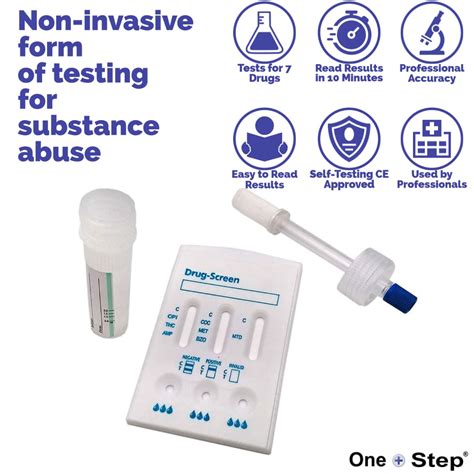 7 in 1 Saliva Drug Testing Kits Oral Fluid Tests 2x7