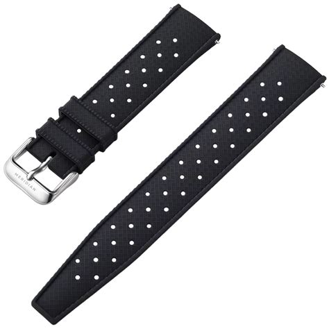FKM Rubber Strap (20mm) for Equinox Collection - BLACK