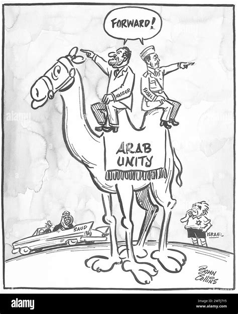 Cartoon - The Two-Hump Camel. John Collins (1917-2007 Stock Photo - Alamy