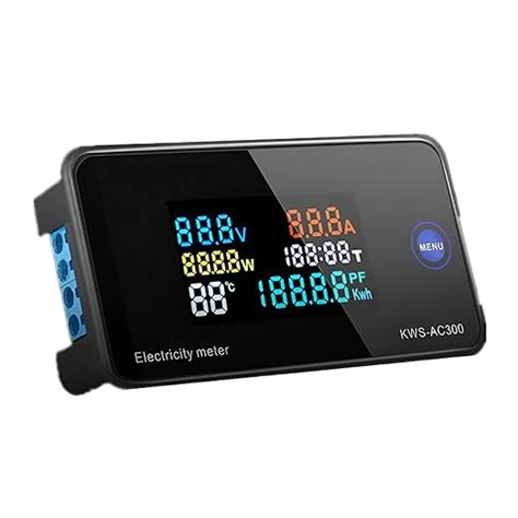 Serplex® Energy Meter, Voltmeter, 7 in 1 AC 50-300V 100A Watt Meter ...