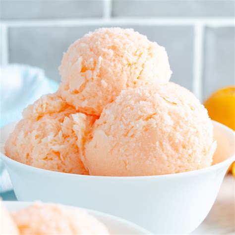 2 Ingredient Orange Sherbert - Sweet Pea's Kitchen