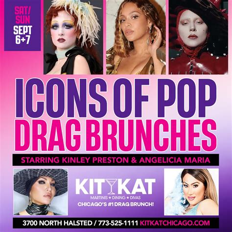 Icons Of Pop Drag Brunch • Kit Kat | Drag Show Chicago