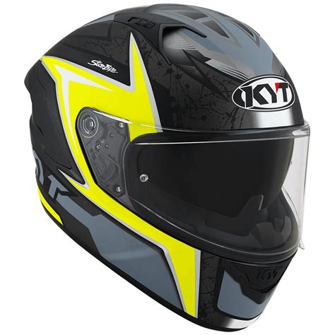 KYT NFR Mindset Matt Anthracite Yellow Helmet– Moto Central