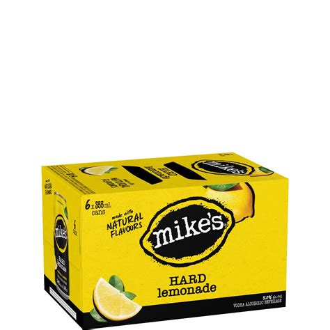 Mike’s Hard Lemonade 6 Pack Cans – Newfoundland Labrador Liquor Corporation