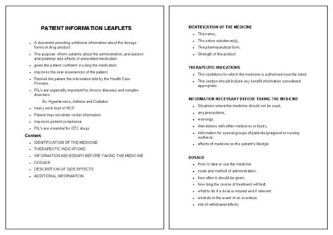 Pts-Info- Leaflet - converted - PATIENT INFORMATION LEAFLETS • A ...
