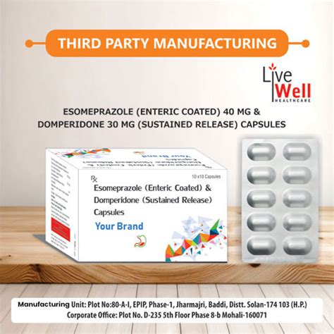 Esomeprazole (Enteric Coated) + Domperidone (Sustained Release) Capsul