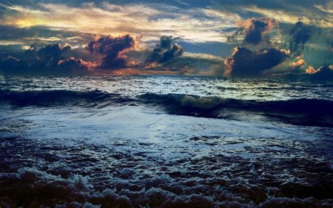 Download wallpaper 1280x800 sea, storm, colors, paints, storming, sky ...