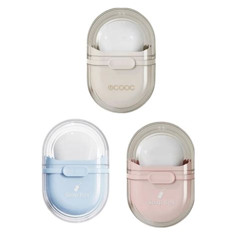 Portable Soap Dish Sealed Storage Box – Travel & Home Bathroom Soap Or ...