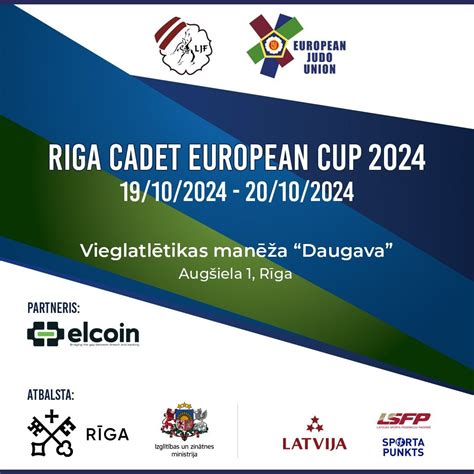 Riga Cadet European Cup 2024/ Rīgas Eiropas Kauss Kadetiem 2024 ...
