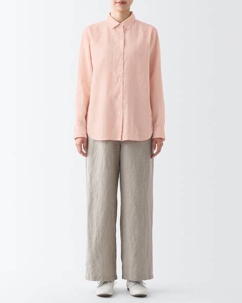Buy Pink Shirts for Women by MUJI Online | Ajio.com