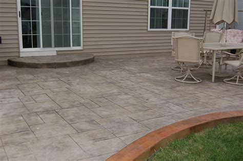 Diy Stamped Concrete Patio