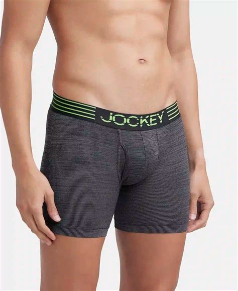Buy Microfiber Mesh Elastane Performance Boxer Brief with StayDry ...