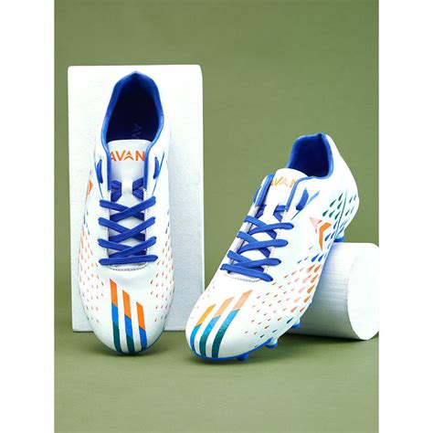 Buy AVANT Mens Freekick Football Shoes - White & Blue Online