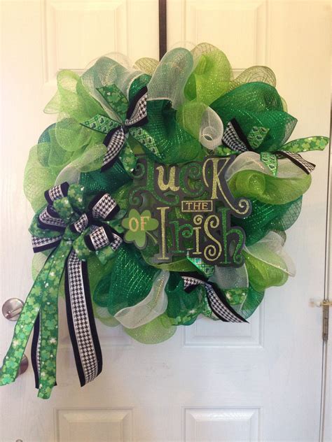 St. Patrick's day wreath I made | St patricks crafts, Wreaths st ...