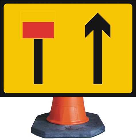 Lane closure 2 lane Road Sign | UK Delivery | Hirst Signs