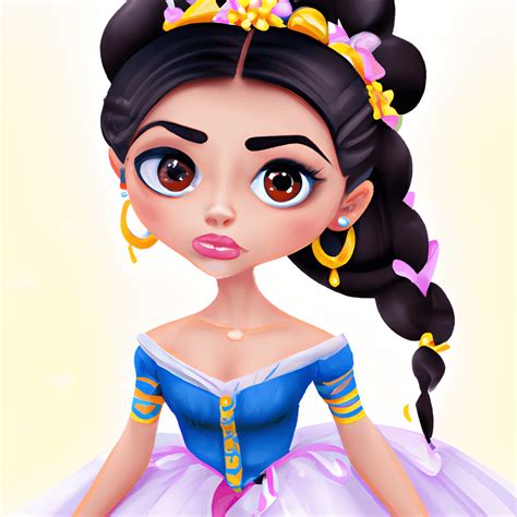 Art Disney Latina Princess · Creative Fabrica