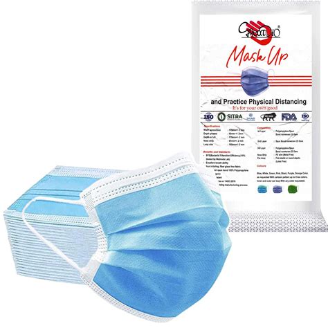 Buy GreatDio® 3 Layer (900 Pcs Packed) Disposable Protective Face s ...