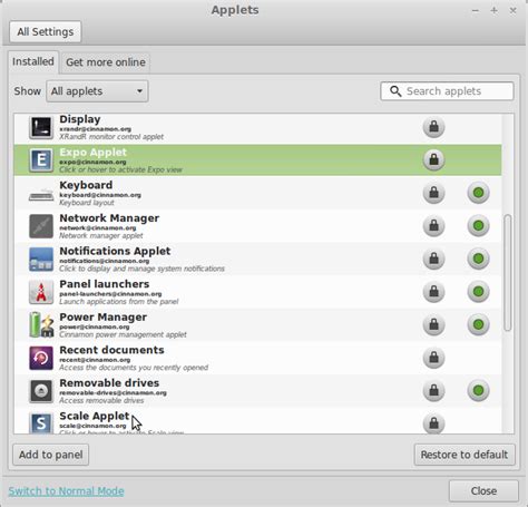 Image result for Linux Mint Control Panel