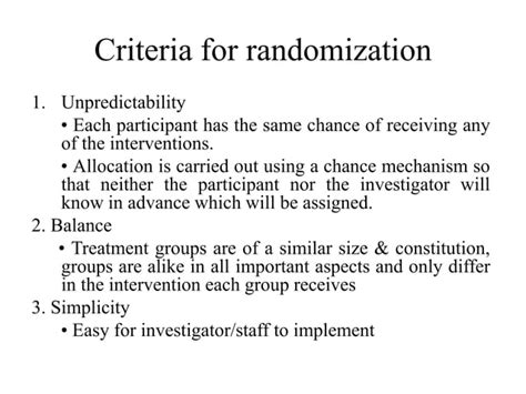 Image result for Types of Randomization