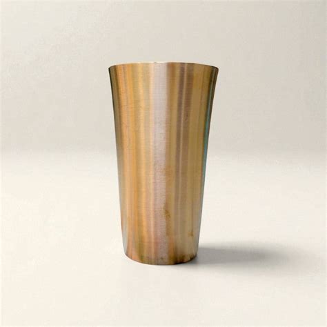 Buy the Lassi Glass made of Bronze / Kansa of 450ml capacity – CarryHome
