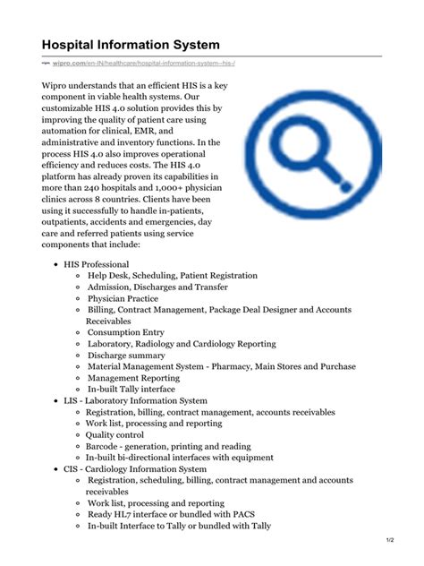 Hospital Information System Examples 的图像结果