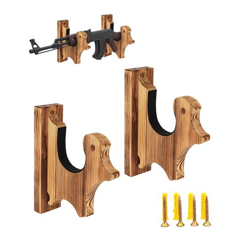 MANNIFEN Gun Rack Gun Wall Rack Up Displays Horizontal Gun Rack and ...