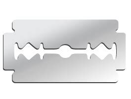 Razor blade PNG transparent image download, size: 265x200px