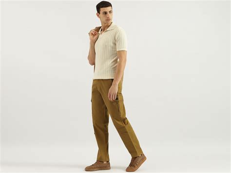 Men Solid Straight Fit Trousers – United Colors of Benetton Store