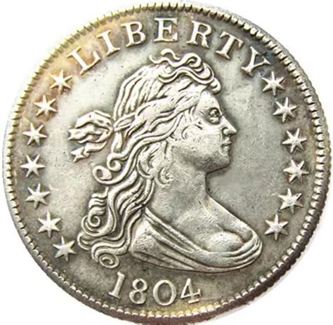 1804 Silver Liberty Dollar High Quality Silver Plated Coin - Etsy