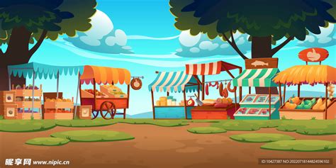 Market 卡通图 的图像结果