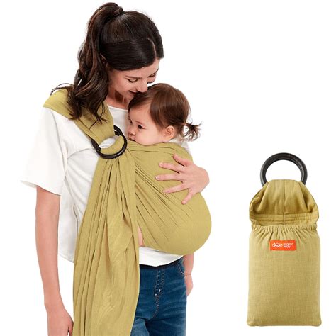 Amazon.com : Mamaway Baby Ring Sling Carrier - Newborn and Toddler ...