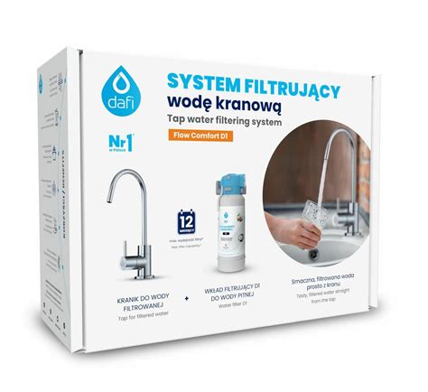 System filtrujący podzlewowy z małą wylewką Flow comfort Dafi ...