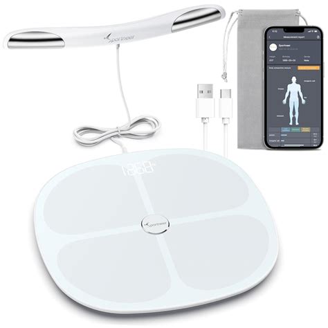 Buy Smart Full Body Composition Analyzer Scale, Rechargeable 8 ...