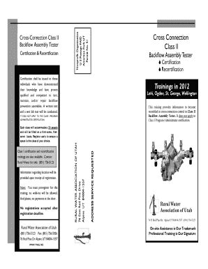 Fillable Online 12 X-CONN C-II cert-recert - Rural Water Association of ...