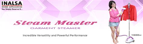 Buy Inalsa Steam Master 1600-Watt Garment Steamer (White/Purple ...