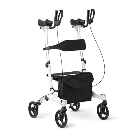 Buy Medline Upright Rollator Walker with Padded Armrests, 7.5-Inch ...