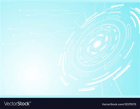 Abstract Technology Vector Circle 的图像结果