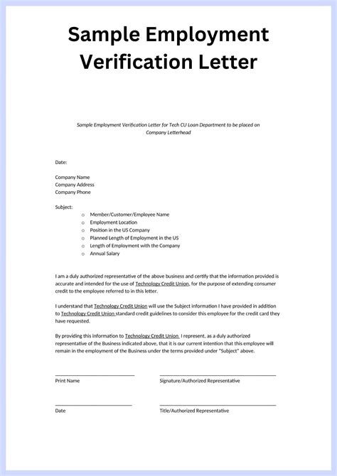 Sample Printable Letter Of Employment Verification Forms Template 2025 | Letter of employment ...