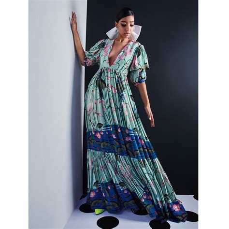 Embroidered Maxi Dress – Limerick by Abirr n' Nanki