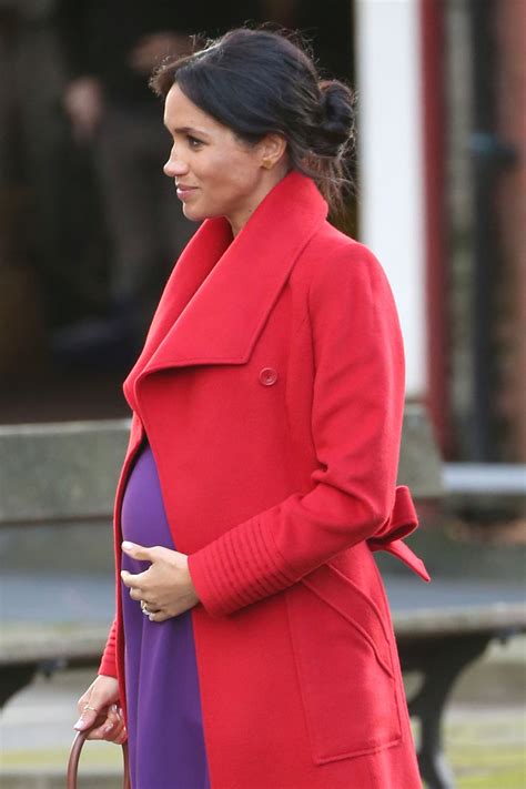 Pregnant MEGHAN MARKLE at Birkenhead at Hamilton Square 01/14/2019 ...
