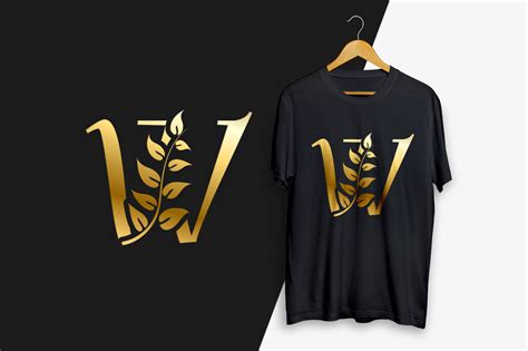 Luxury ABC Alphabets Metallic Letter W Graphic by Ahmad Designs · Creative Fabrica
