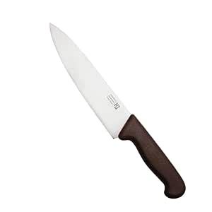 Buy HS 8 Inch Professional Chef Knife with Big Curved Handle | Brown ...