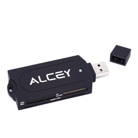 Buy Alcey Portable all-in-one USB Smart Card Reader, Supporting many ...